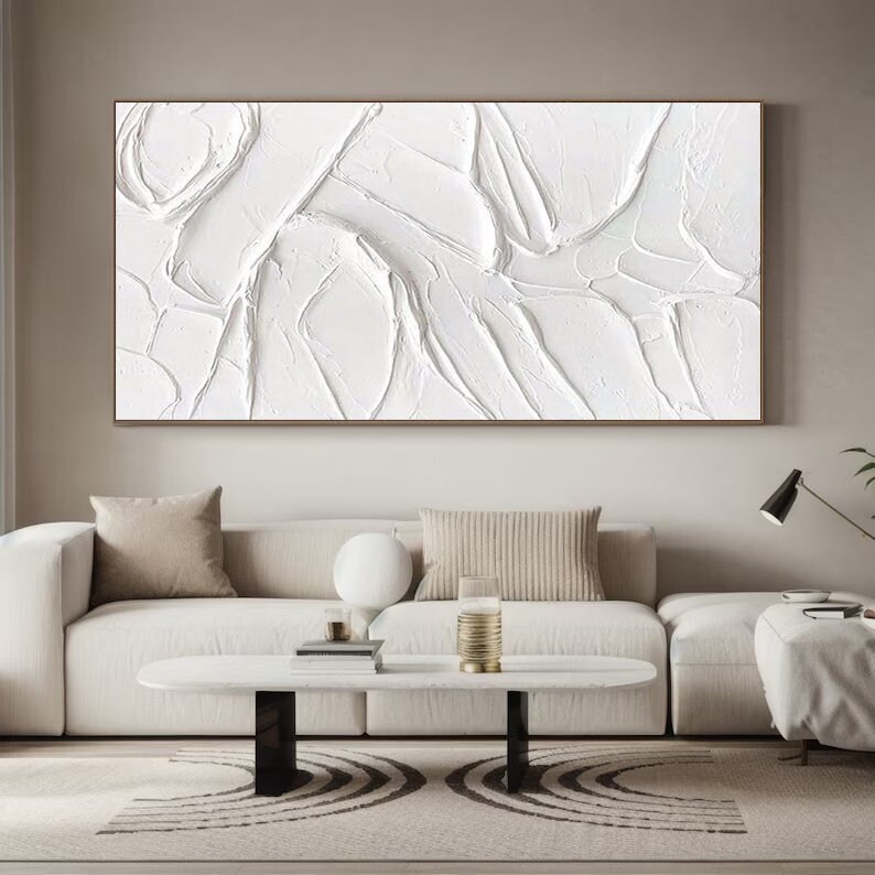 Textured White Art #ABSI59