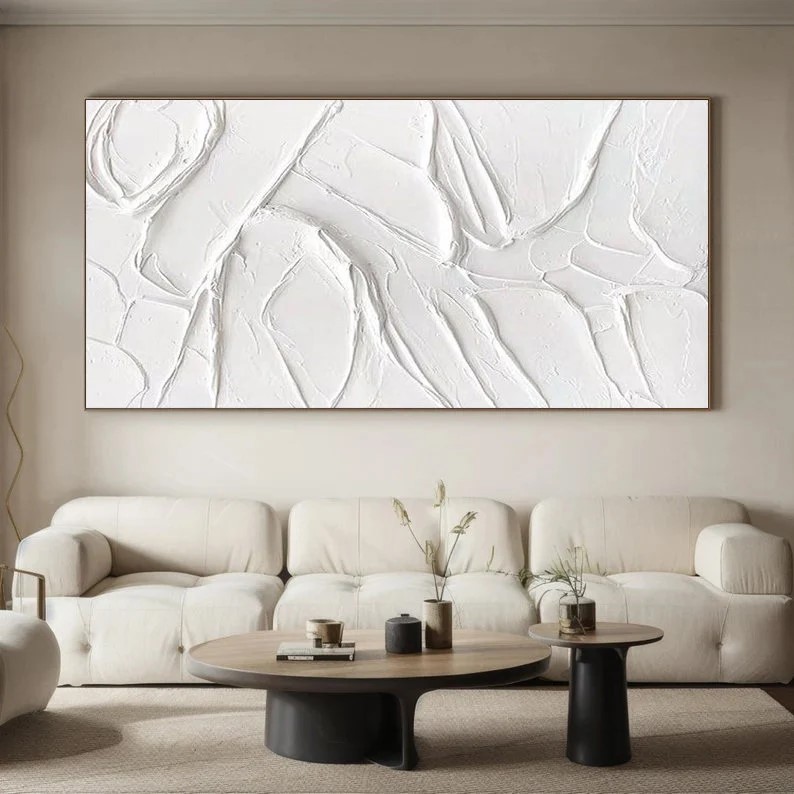 Textured White Art #ABSI59
