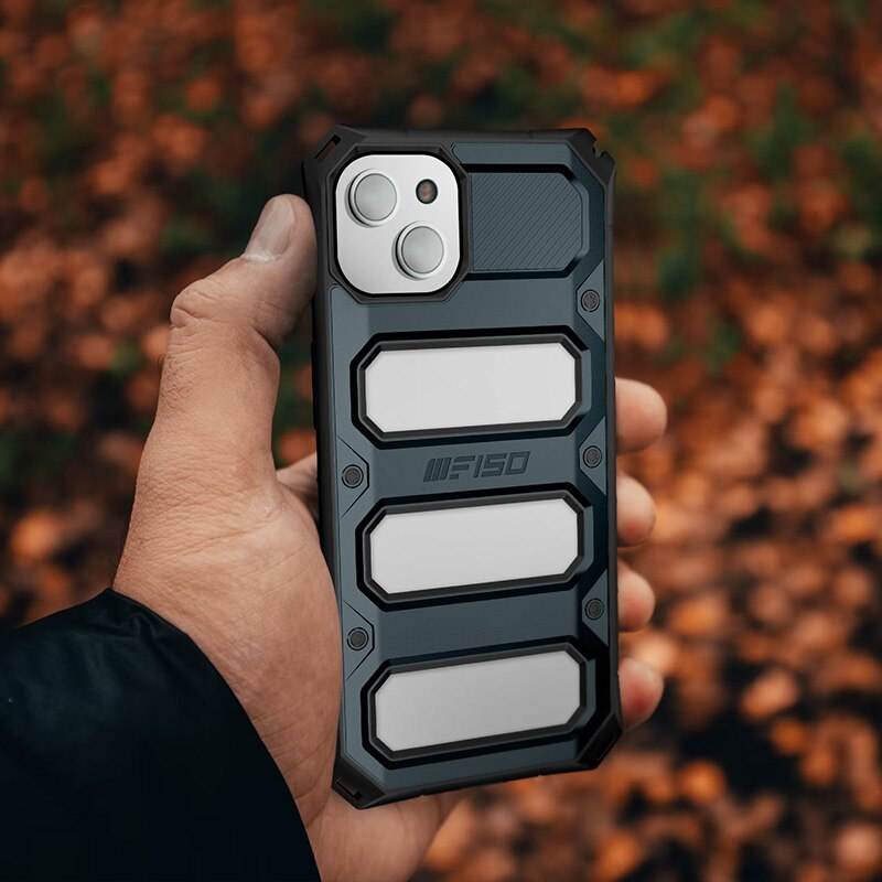 IIIF150 Original Octagon Phone Case for iphone 13 Rugged Outdoor Anti-drop Protective Case with Small Cut