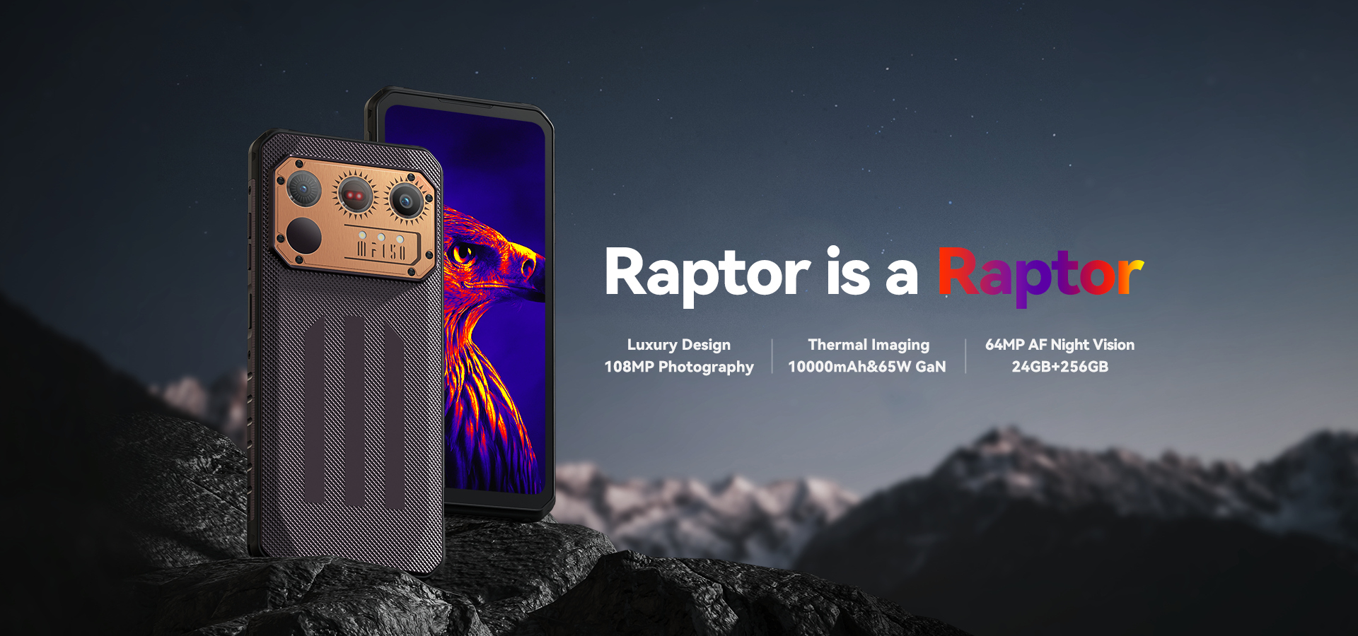 World Premiere] IIIF150 Raptor Rugged Smartphone Thermal Imaging