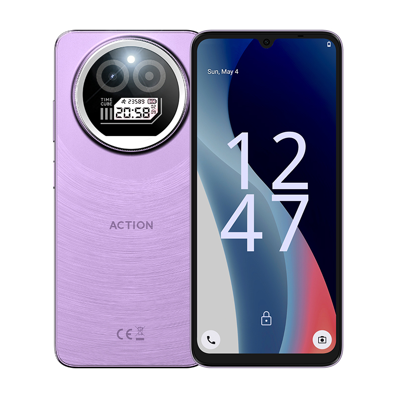 IIIF150 Action A5Pro Smartphone 8GB RAM 256GB ROM 6.8inch HD+ Full View HAA Display Dual Screen Design 5100mAh Battery Android 15 Phone