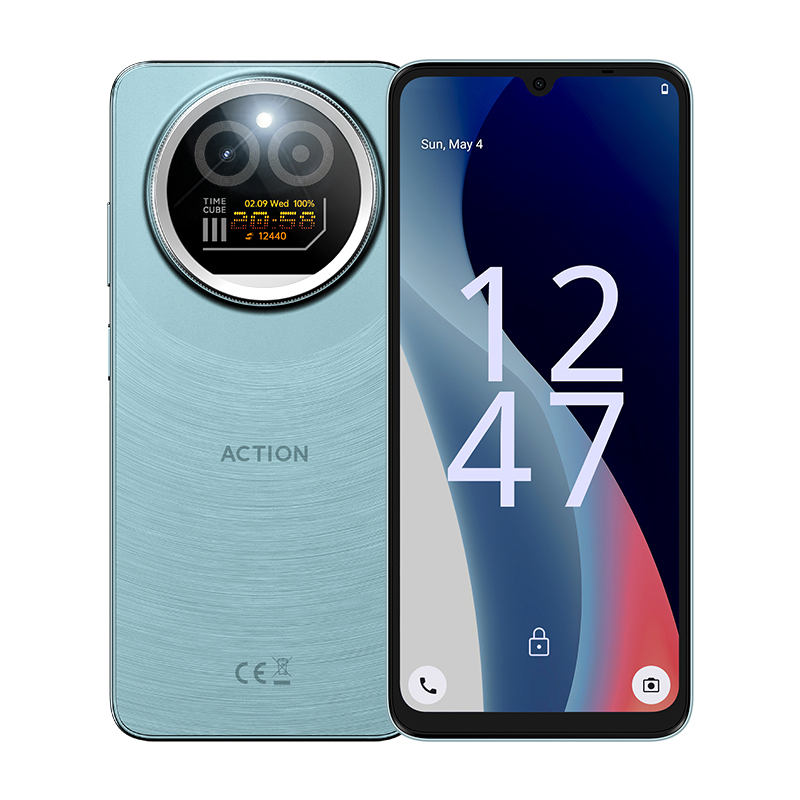 IIIF150 Action A5Pro Smartphone 8GB RAM 256GB ROM 6.8inch HD+ Full View HAA Display Dual Screen Design 5100mAh Battery Android 15 Phone