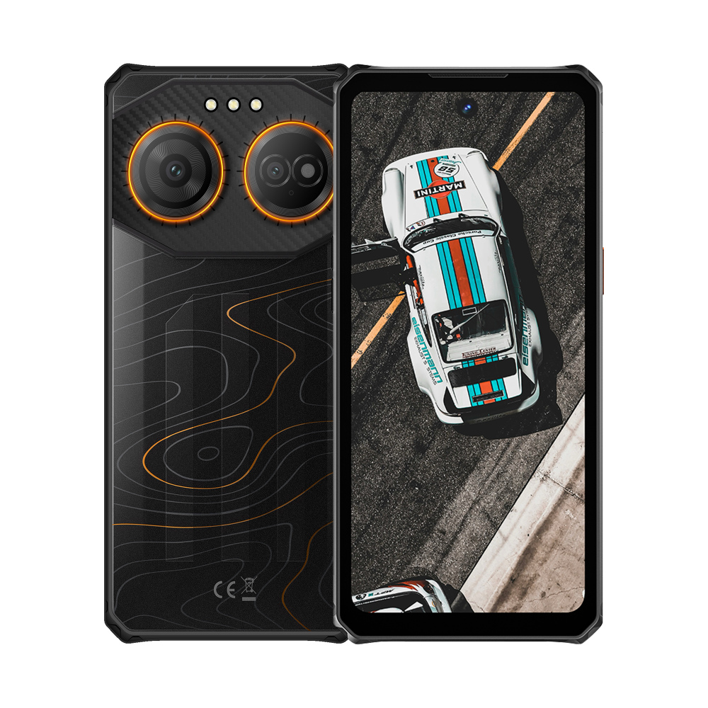 IIIF150 Air3S Rugged Phone 6.6inch HD+ 90Hz Display 4B+128GB 5500mAh Battery 18W Fast Charge 16MP Main Camera IP68 IP69K 10.5mm Ultra Thin Rugged Smartphone