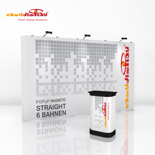 Easy Magnetic Pop up Curved 5x3