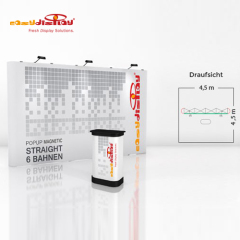 Easy Magnetic Pop up Curved 5x3