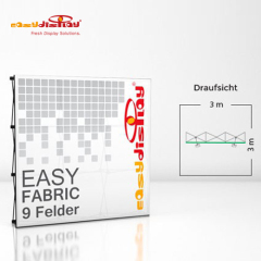 Easy Fabric Pop up Straight 3x3