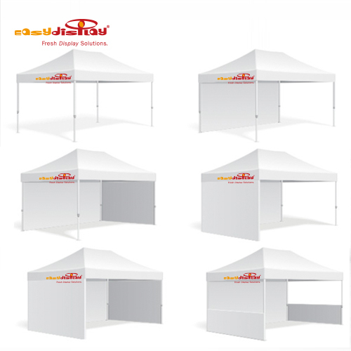 Easy Outdoor Gazebo Steel Canopy Tent 3x6