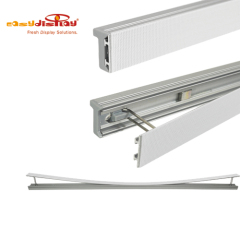 Easy Curved L banner stand dual version