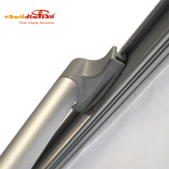 Easy Curved L banner stand dual version