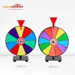 30cm Fortune spinning prize wheel Tabletop 12inch