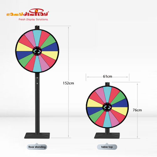 60cm Fortune spinning prize wheel Dual versions 24inch