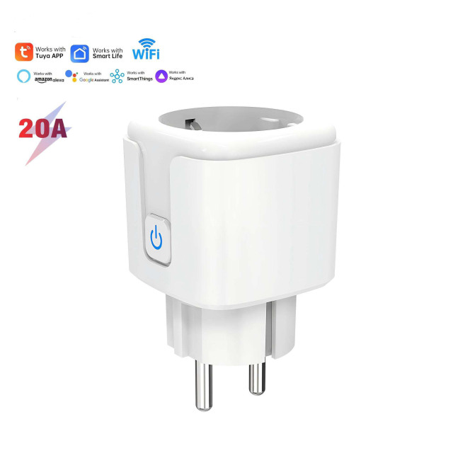 Zigbee EU socket 20A smart socket
