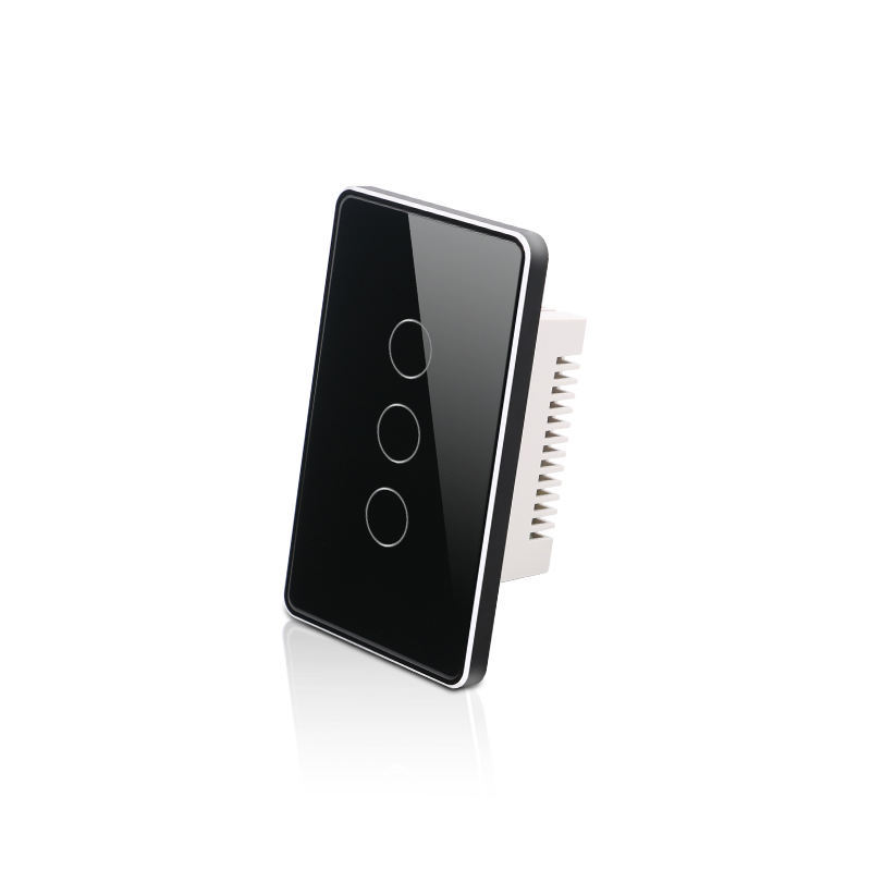 Zigbee 3.0 10A 3-gang Smart Touch Panel Switch