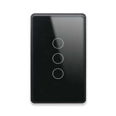 Zigbee 3.0 10A 3-gang Smart Touch Panel Switch