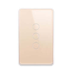 Zigbee 3.0 10A 3-gang Smart Touch Panel Switch