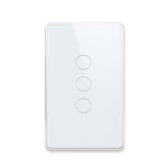 Zigbee 3.0 10A 3-gang Smart Touch Panel Switch