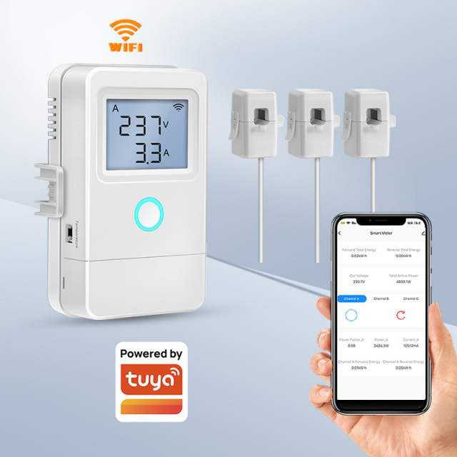 Tuya WiFi Current Transformer Multi-channel Power Statistics Monitoring Sensor Smart Energy Meter