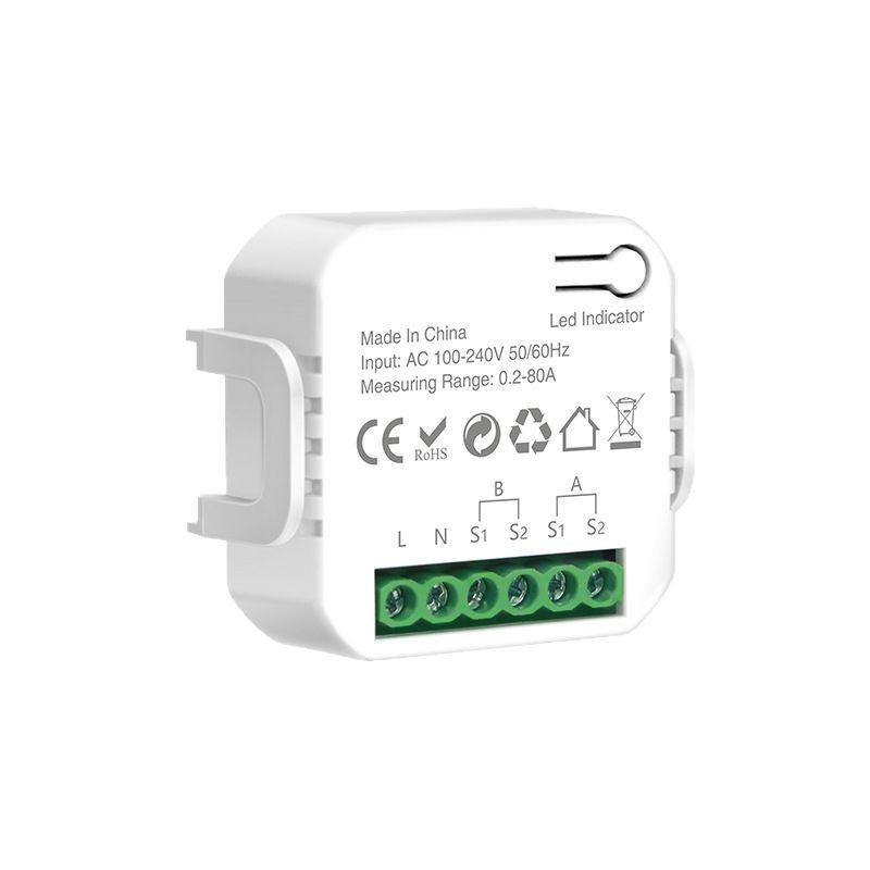 Tuya WiFi Single/Dual-channel Metering Switch with Circuit Breaker Smart Energy Meter