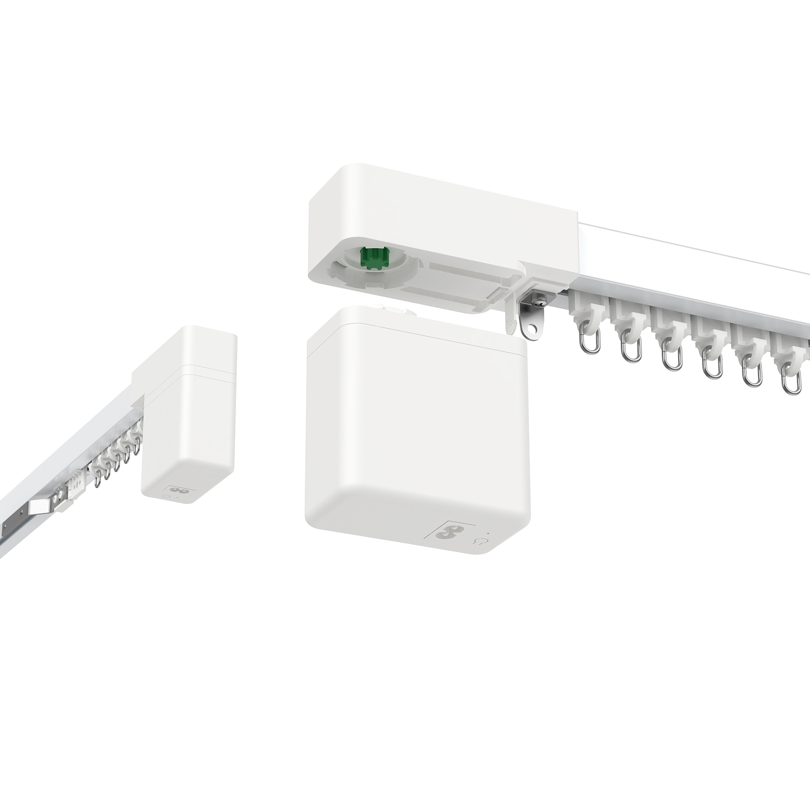 Mini Brushed Smart Curtain Motor: Whisper-Quiet & Invisible Design