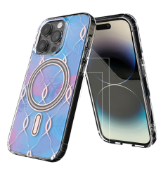 IMD Dual-Sided Coated TPU Electroplated Rose Gold Magnetic Adsorption Phone Case