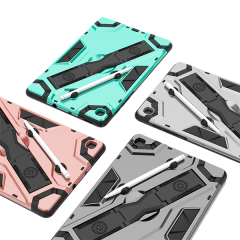 Ultimate Protection: 2-in-1 Armored Shield Stand Tablet Case - Defend, Secure, and Enhance