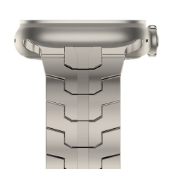 Stylish Stainless Steel Chain Strap for Apple Watch 8