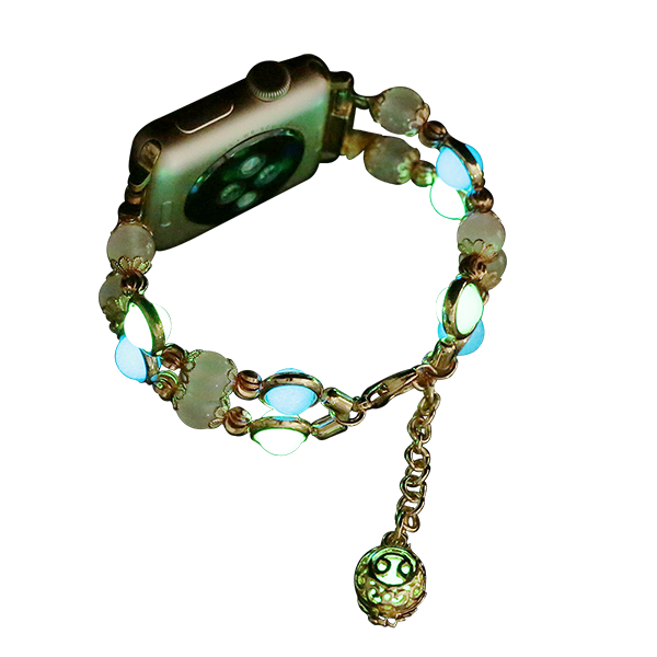 Aventurine Night Pearl Diamond Strap for Apple Watch 8