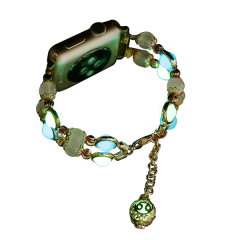 Aventurine Night Pearl Diamond Strap for Apple Watch 8