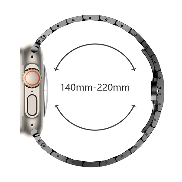 Stylish Stainless Steel Chain Strap for Apple Watch 8