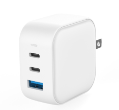 65W Fast GaN Charger USB-C Duo Multi-Country Plug for Business
