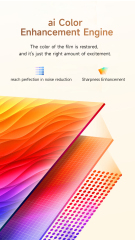 S6 1080P HD Projector - Remote Control, Modern Design for Home Use