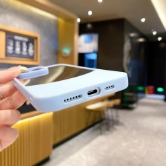 Arc-shaped Mirror 2-in-1 Phone Case - 1.5mm Acrylic Color Block for B2B.