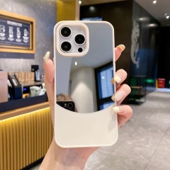 Arc-shaped Mirror 2-in-1 Phone Case - 1.5mm Acrylic Color Block for B2B.