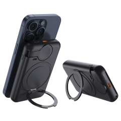 Magnetic MP07-15W Charger with Stand, Dual Charging for Watch & Phone