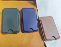 Leather Stand Magnetic Phone Card Holder for B2B Sales