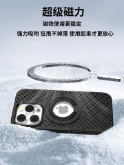 Magnetic Heat Dissipation Ring Stand Phone Case, Fashionable Multi-color