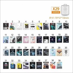 Premium CD-Textured Tempered Glass Screen Protector with Integrated Rear Film for Eagle-Eye Phone Camera