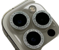 Premium Eagle Eye Phone Lens Protector with Glitter Tempered Glass Circle