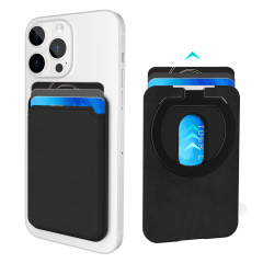 Magnetic 360° Rotating Phone Holder, Premium Leather Stand for B2B