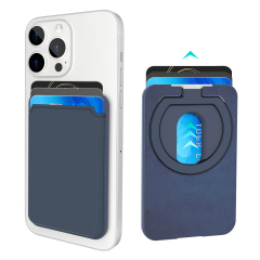 Magnetic 360° Rotating Phone Holder, Premium Leather Stand for B2B