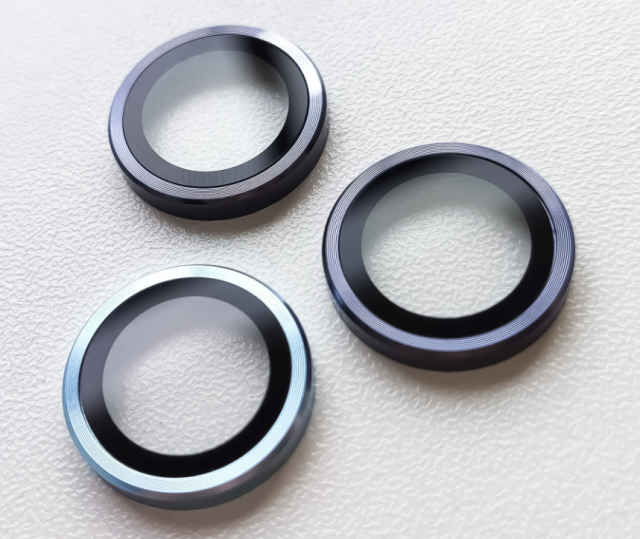 Premium CD-Textured Tempered Glass Screen Protector with Integrated Rear Film for Eagle-Eye Phone Camera