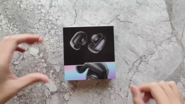 "V12 ENC Noise-Canceling Earphones with Secure External Attachment"