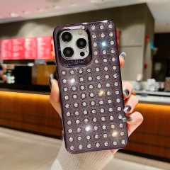 Luxury Diamond Phone Case - Mi's Love, Exquisite Gemstone Arrangement, Fashionable Design