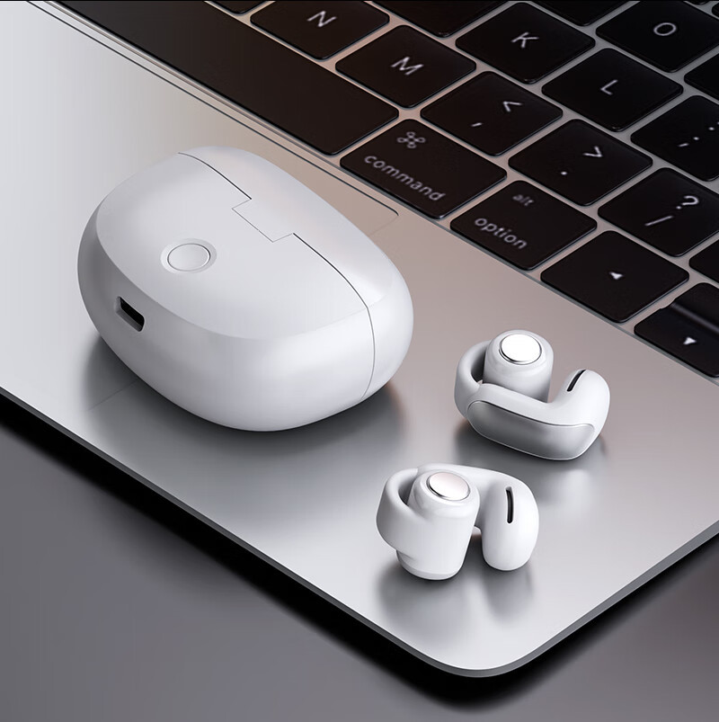 "V12 ENC Noise-Canceling Earphones with Secure External Attachment"