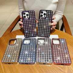 Luxury Diamond Phone Case - Mi's Love, Exquisite Gemstone Arrangement, Fashionable Design
