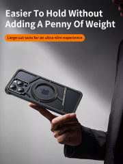 Magnetic Phone Case with Metal Frame: Drop-Resistant, Heat-Dissipating Stand