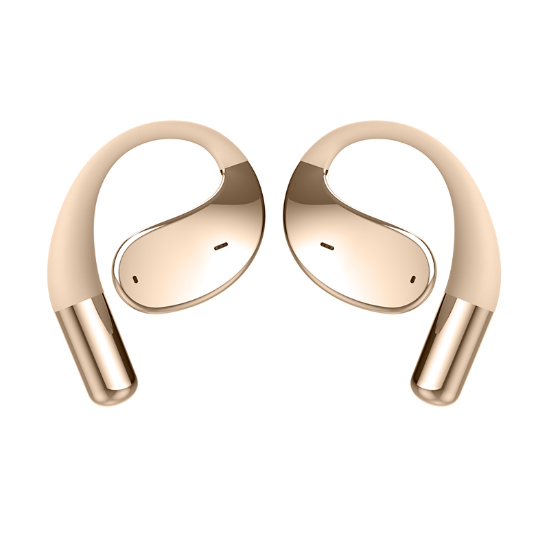 Luxury Earhook E11S Bluetooth Earphones with Leather Charging Case - Latest Design