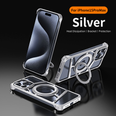 Magnetic Phone Case with Metal Frame: Drop-Resistant, Heat-Dissipating Stand