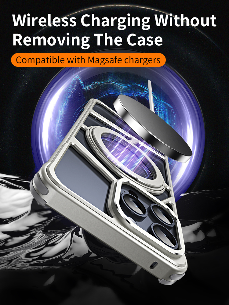 Magnetic Phone Case with Metal Frame: Drop-Resistant, Heat-Dissipating Stand