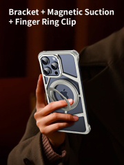 Magnetic Phone Case with Metal Frame: Drop-Resistant, Heat-Dissipating Stand